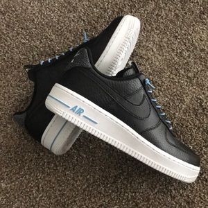 New Women’s Nike Air Force 1 ‘07 LX black leather